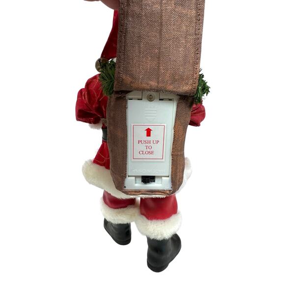 Clothtique Possible Dreams Santa GREETING THE MILLENNIUM 2000 Music Lights Works - Picture 3 of 13